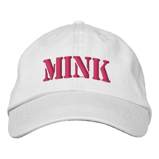 CASQUETTE BRODÉE MINE (Devant)