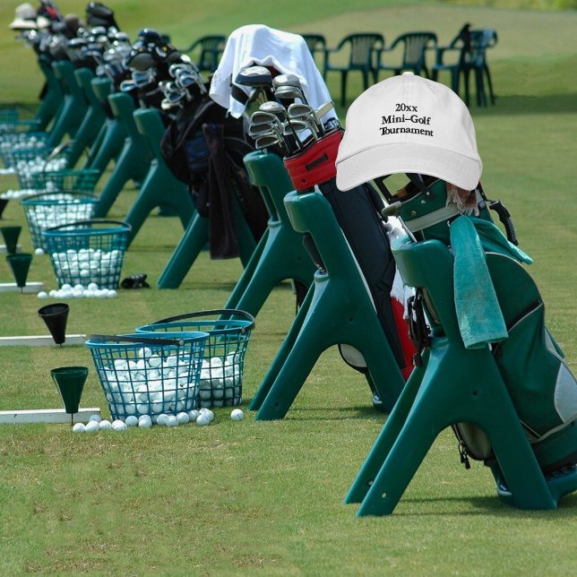 Casquette Brodée Mini Tournoi de golf Parti d'entreprise (Créateur téléchargé)