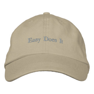 Casquette Brodée Minimaliste Easy Does It