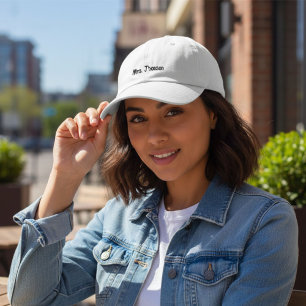 Casquette Brodée Mme Nom personnalisé Cadeau de mariage Cadeau de l