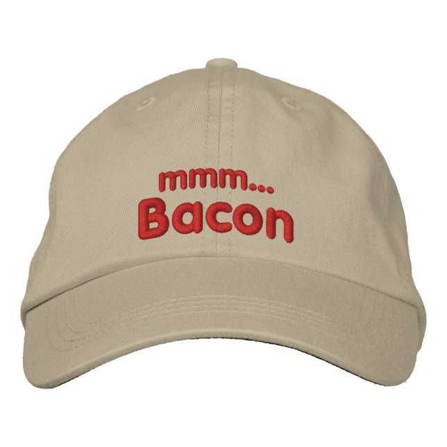 Casquette Brodée MMM... Bacon Love (Devant)