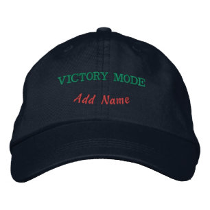 Casquette Brodée Mode Victoire Élégant Chapeau Navy Réglable