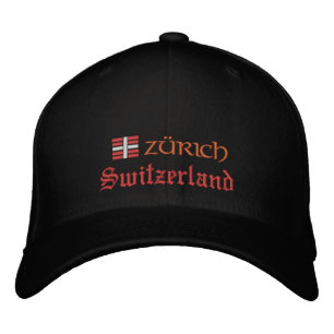 Casquette Brodée Mode Zürich & Suisse / Drapeau Suisse Patriotes