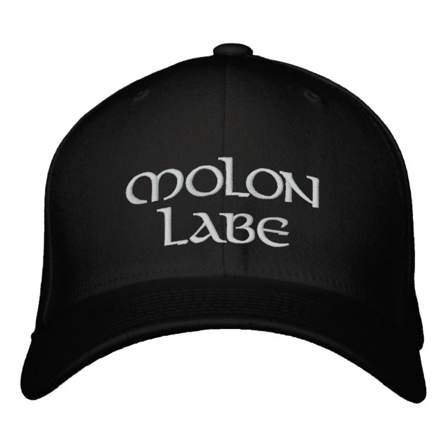 CASQUETTE BRODÉE MOLON LABE (Devant)