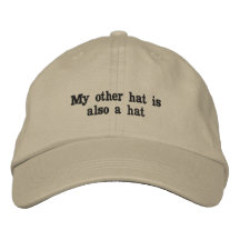 Mon autre chapeau Chapeau brodé