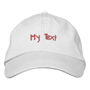 Casquette Brodée Mon texte chapeau attrayant charmant
