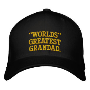 Casquette Brodée Monde plus grand grand grand