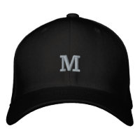 Monogram M Lettre Initiale Flexfit Laine 