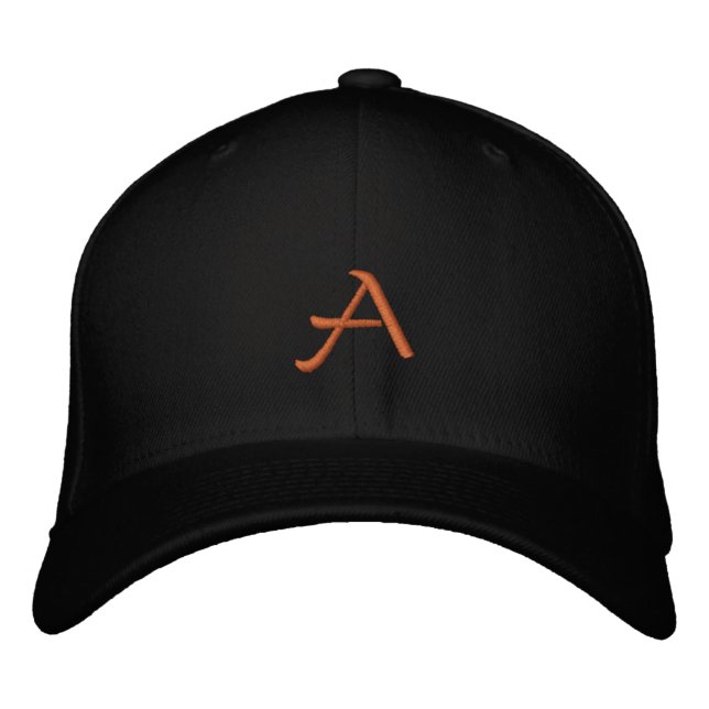 Casquette Brodée Monogramme A (une ou deux meilleures lettres) (Devant)