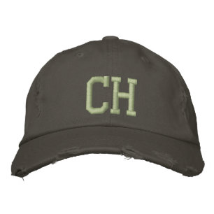 CASQUETTE BRODÉE MONOGRAMME C ET H