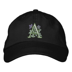 Casquette Brodée Monogramme initial A