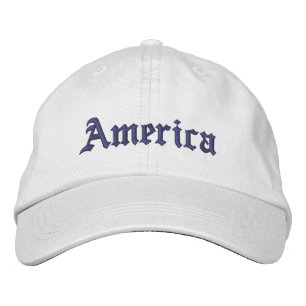 Casquette Brodée Monogramme personnalisé brodé America Country