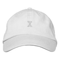 Monogramme "Q" Initial Personnalisé Chapeaux Casqu