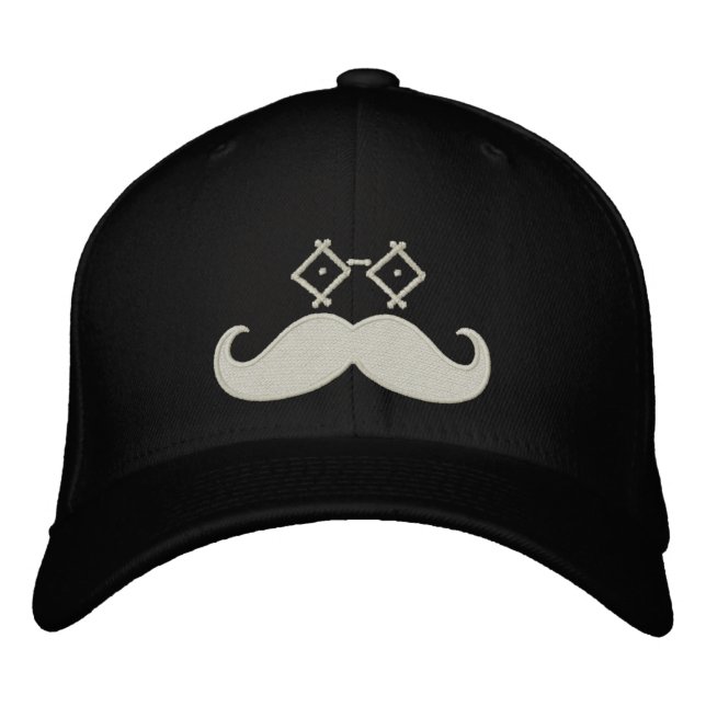Casquette Brodée Moustache Eyeware (Devant)