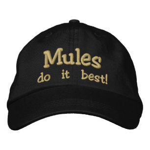 Casquette Brodée Mules le fait le mieux !