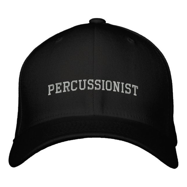 Casquette Brodée Musicien percussionniste (Devant)