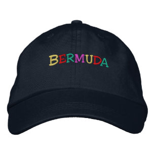 Casquette Brodée Nation_Bermudes_Namedrop multicolore