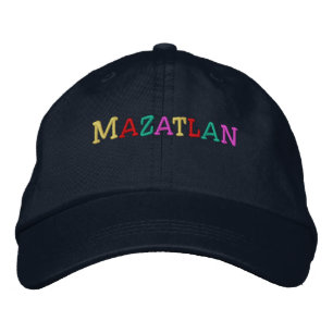 Casquette Brodée Nation_Mazatlan multicolore