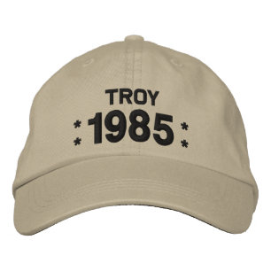 Casquette Brodée Né en 1985 ou toute année 30e anniversaire W06F OL