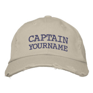 Casquette Brodée Nom de capitaine ou de bateau Classique personnali