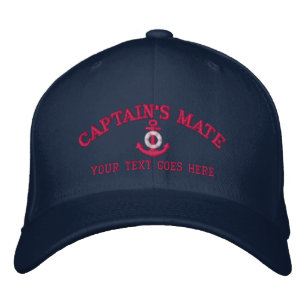 Casquette Brodée Nom de Mate Boat Name Your de capitaine
