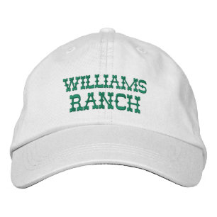 Casquette Brodée Nom de ranch personnalisé
