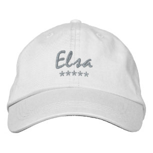 Casquette Brodée Nom Elsa