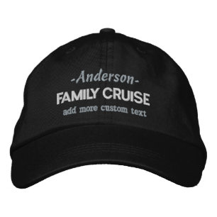 Casquette Brodée Nom fait sur commande du voyage   de vacances de