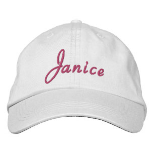 Casquette Brodée Nom Janice
