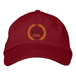Casquette Brodée Nom personnalisable Année Lauréat du prix Broderie