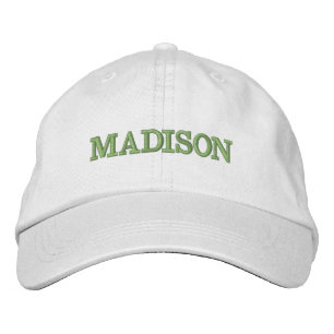 Casquette Brodée Nom personnalisé moderne texte kaki