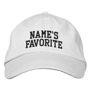 Casquette Brodée Nom personnalisé Texte préféré Cadeau d'anniversai