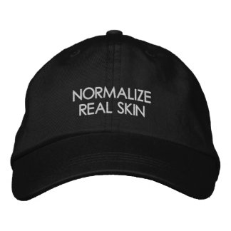 Casquette Brodée Normaliser la peau réelle