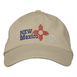Casquette Brodée Nouveau-Mexique État Drapeau
