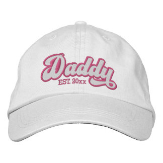 Casquette Brodée Nouveau Papa Établi Personnalisé