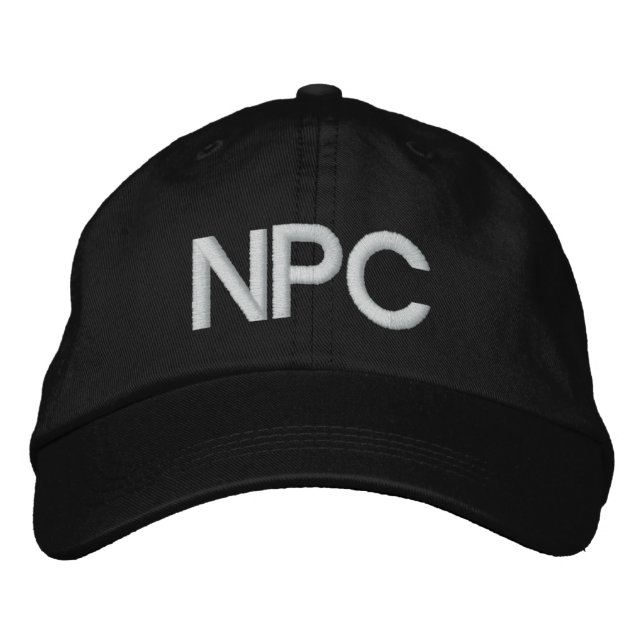CASQUETTE BRODÉE NPC (Devant)