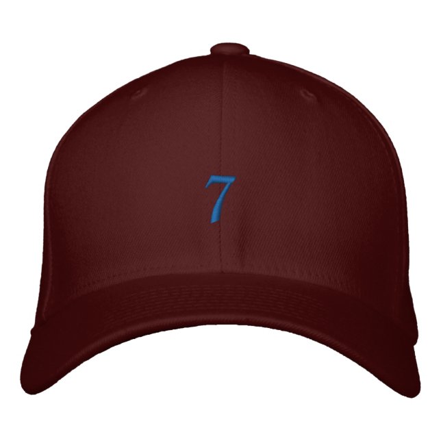 Casquette Brodée Numéro de style ancien 7 (Devant)