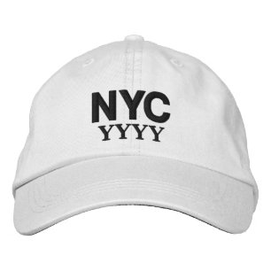 Casquette Brodée NYP année Propre Élégant