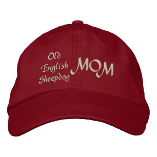 Casquette Brodée Old English Sheepdog, MOM