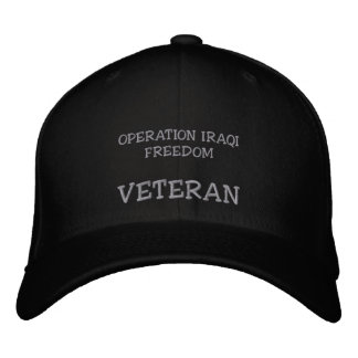 CASQUETTE BRODÉE OPÉRATION LIBERTÉ IRAKIENNE, VÉTÉRAN