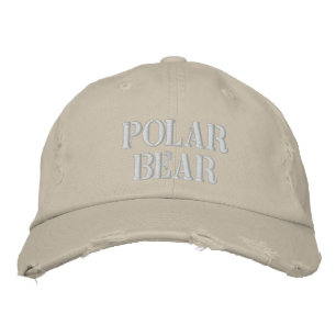CASQUETTE BRODÉE OURS POLAIRE