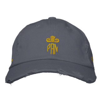 Casquette Brodée PAN-Cap-blue x gold