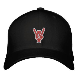 Casquette Brodée Panneau rock