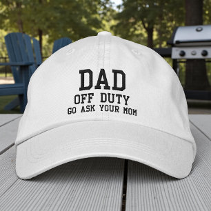 Casquette Brodée Papa Off Duty Simple Moderne Typographie Personnal