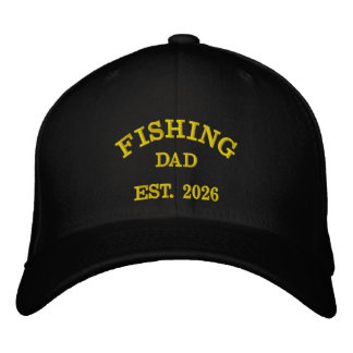 Casquette Brodée Papa Pêcheur Établ. 2026 | Design Brodé