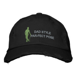 Casquette Brodée Papa Style Par-Fect Pose Golf Moderne