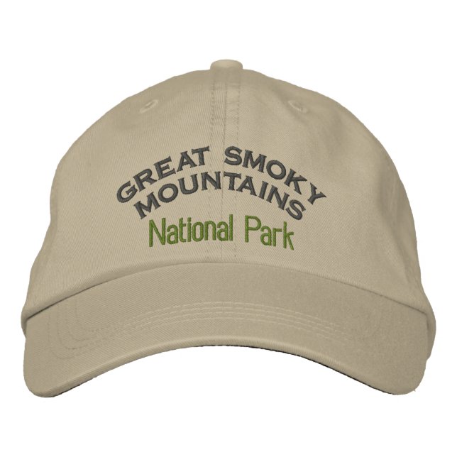 Casquette Brodée Parc national des Great Smoky Mountains (Devant)