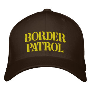 CASQUETTE BRODÉE PATROLE FRONTALIÈRE RENDANT L'AMÉRIQUE GRANDE À NO