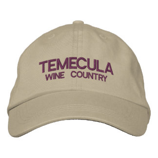 Casquette Brodée Pays viticole Temecula