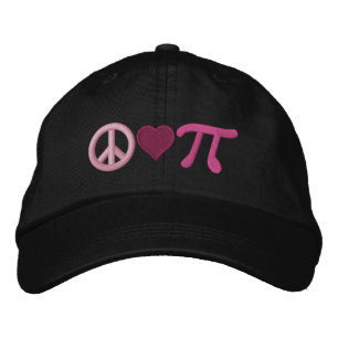 Casquette Brodée Peace love pi